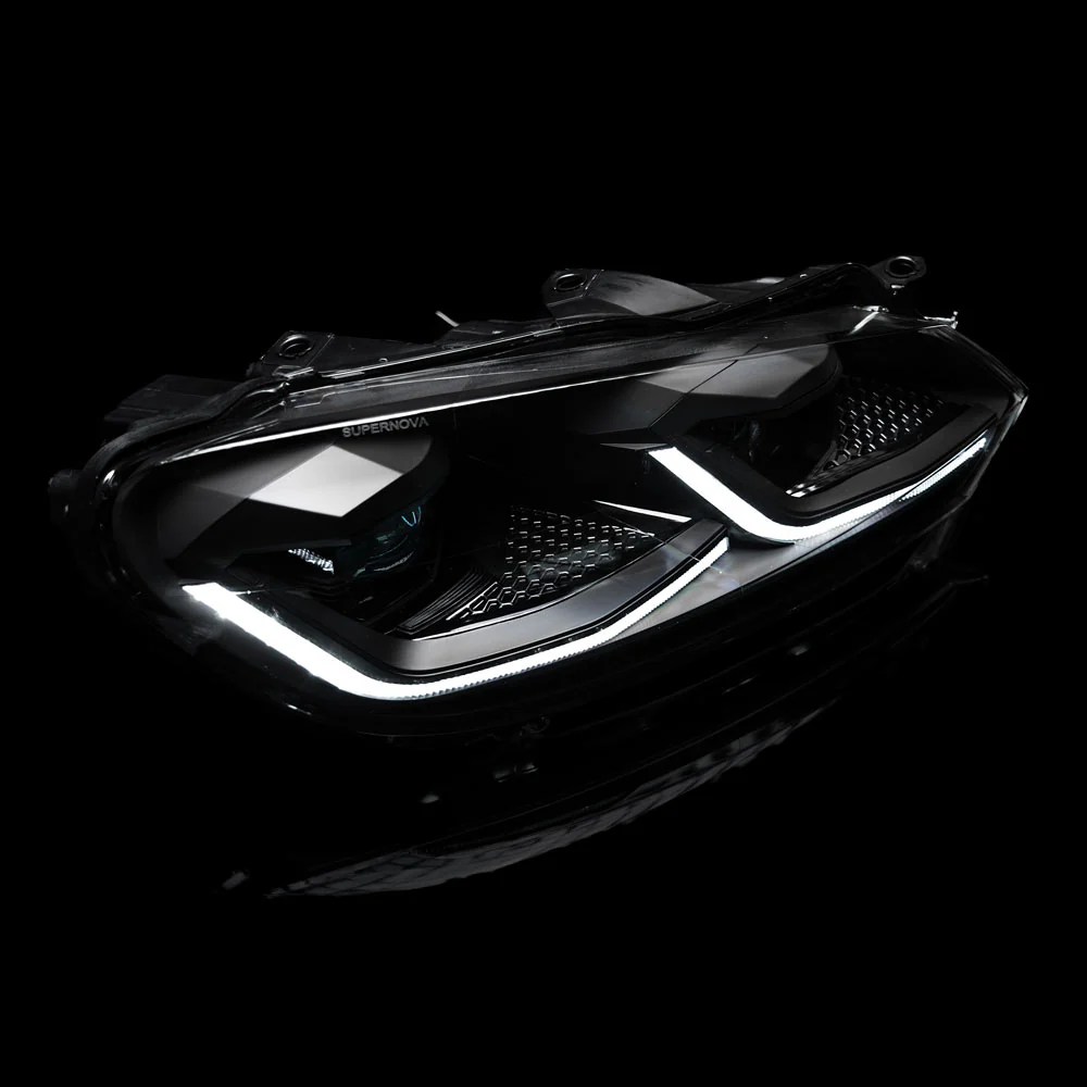 VW Golf Mk6 Sequential LED Projector Headlights - Pair - Image 5
