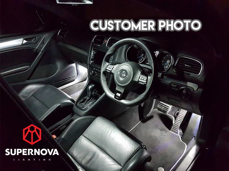 VW Golf MK5/6 Full Interior LED Kit - 11pcs - Image 6